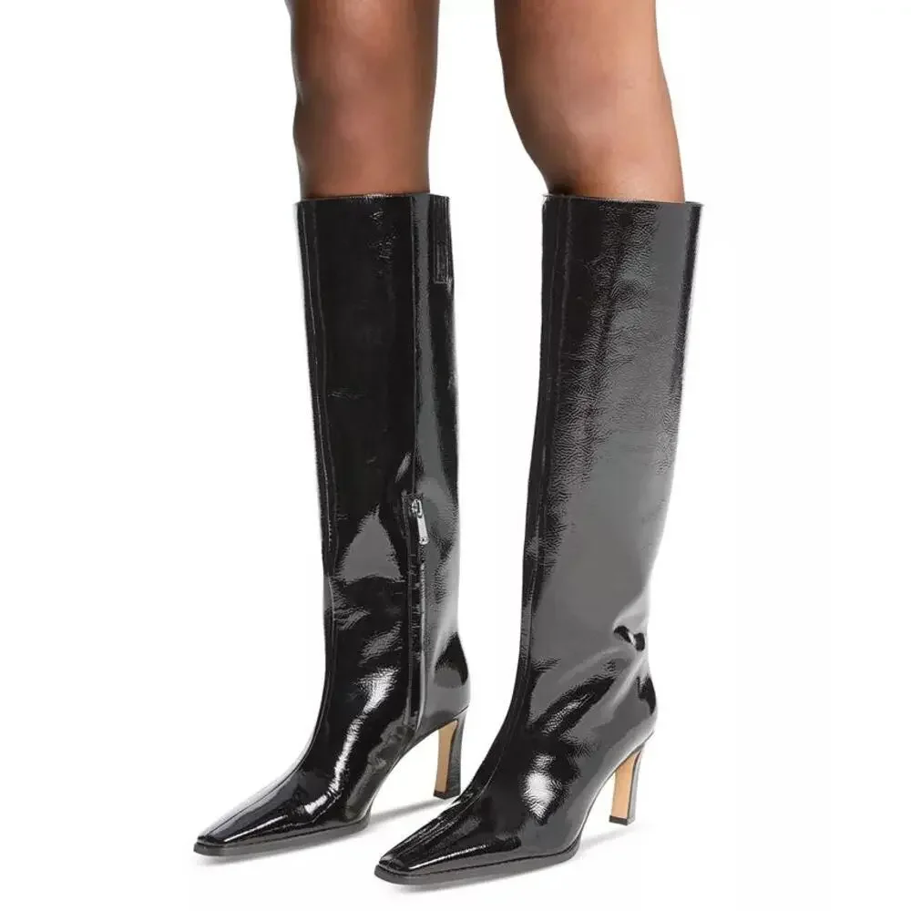 Michael Kors Women's Darrah Leather Boots Size 10 MSRP $295